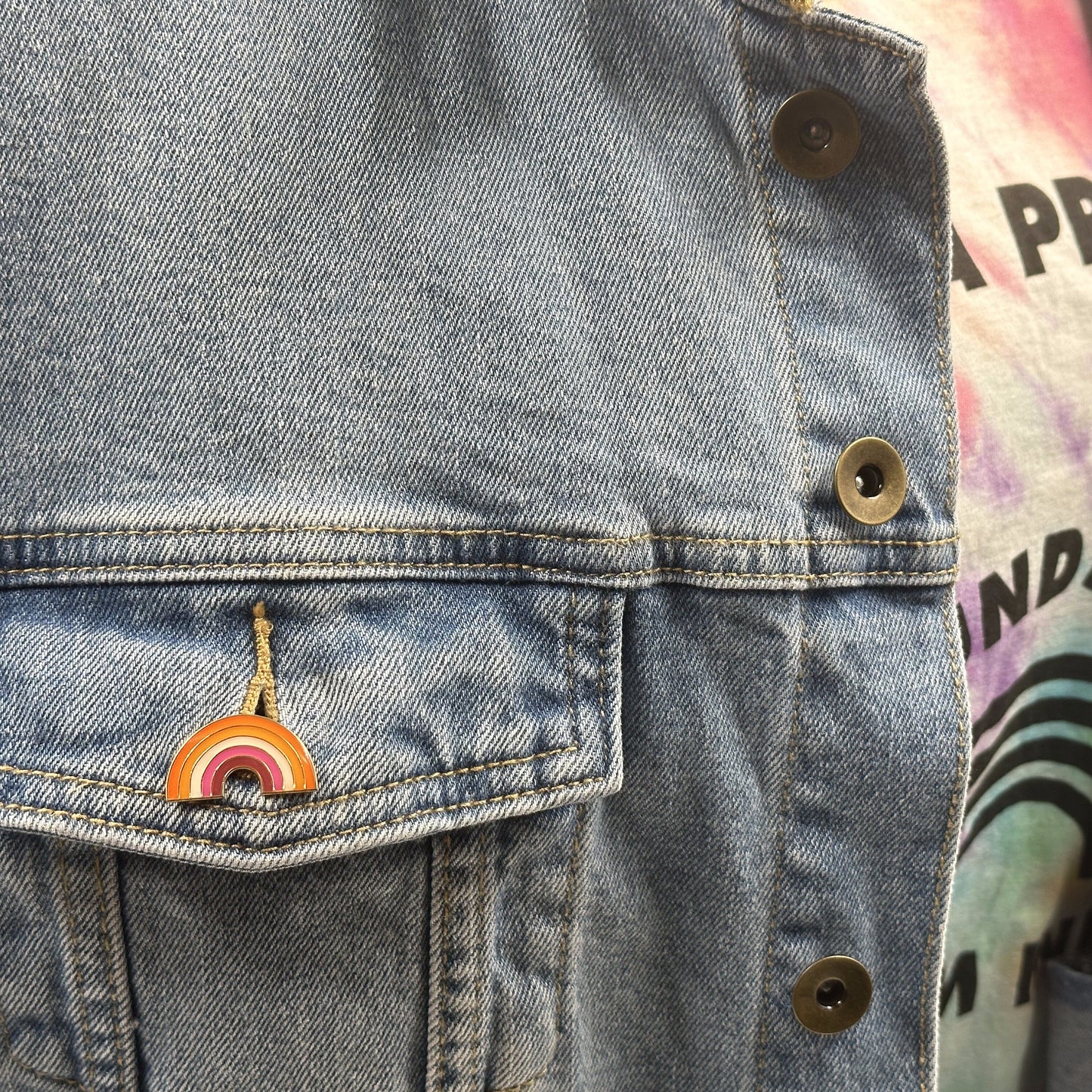 Gender/Sexual Expression Rainbow Pins