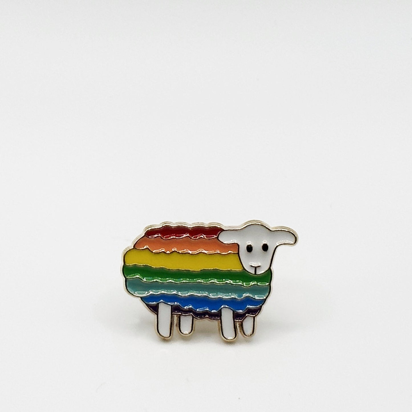 Rainbow Sheep Pin