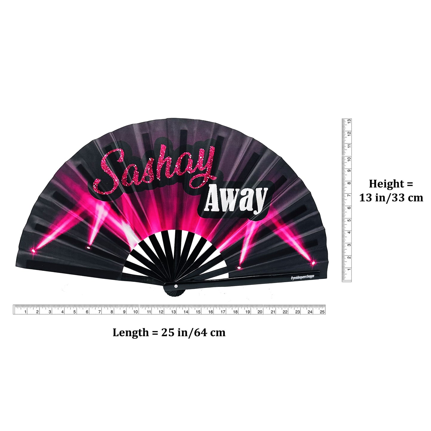 Sashay Away Bamboo Hand Fan