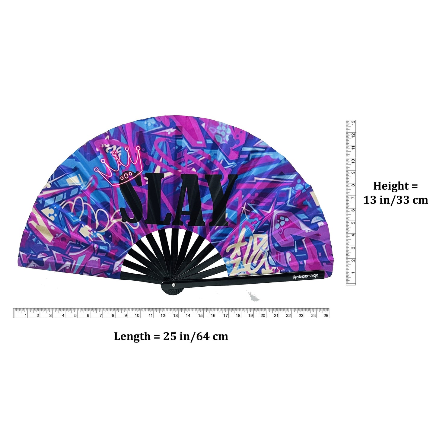 Slay Bamboo Hand Fan