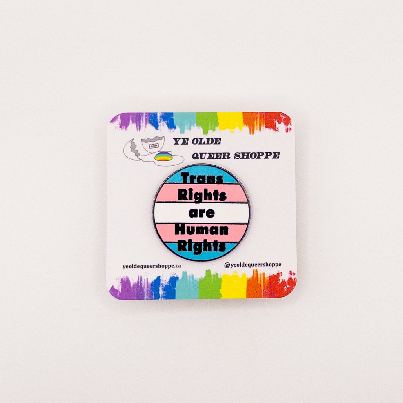 Trans Rights are Human Rights Pin