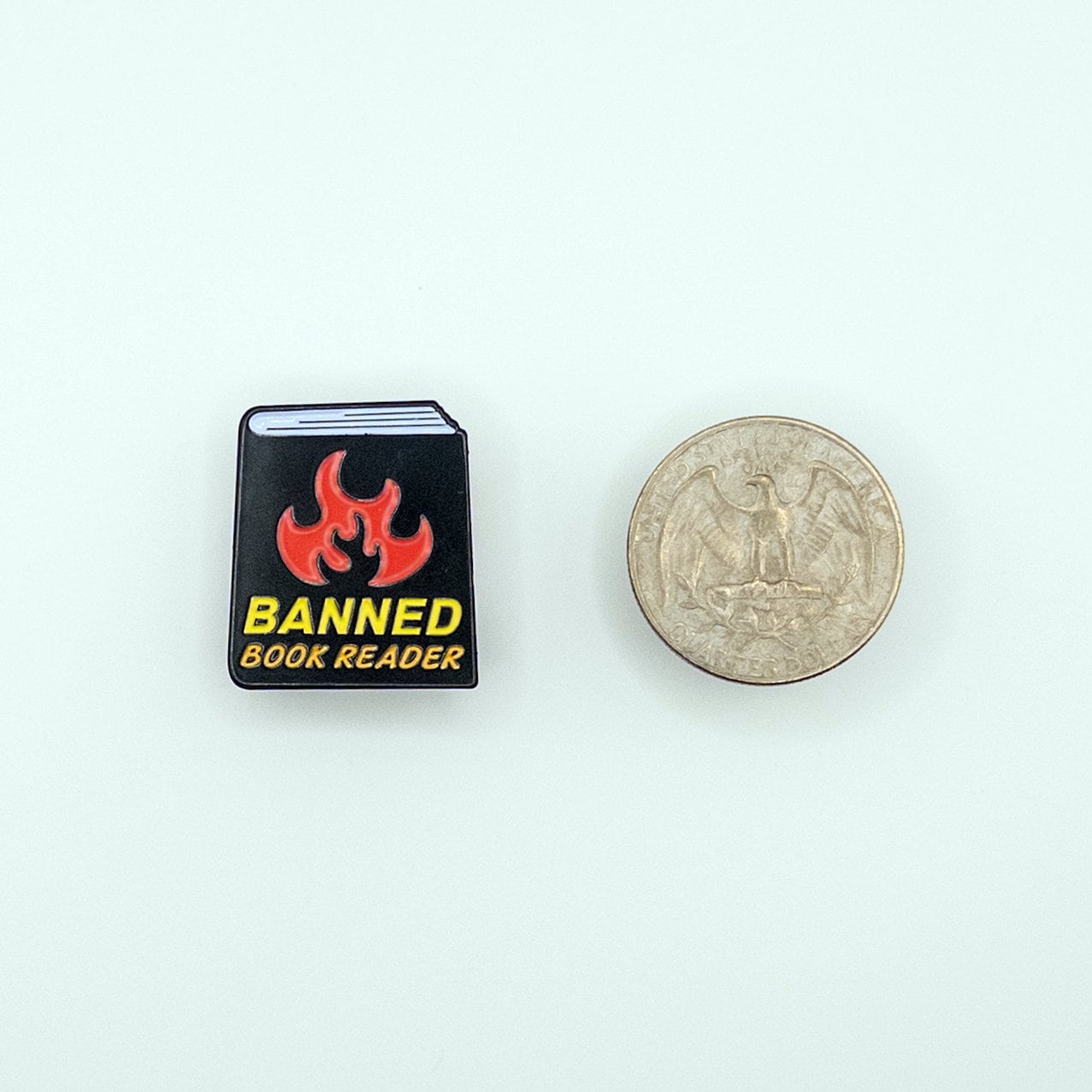 Banned Book Reader Pin