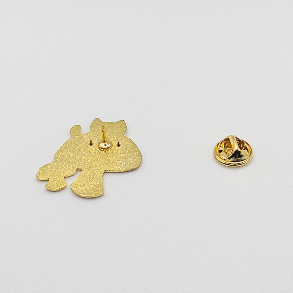 Cat with Mushroom Pin