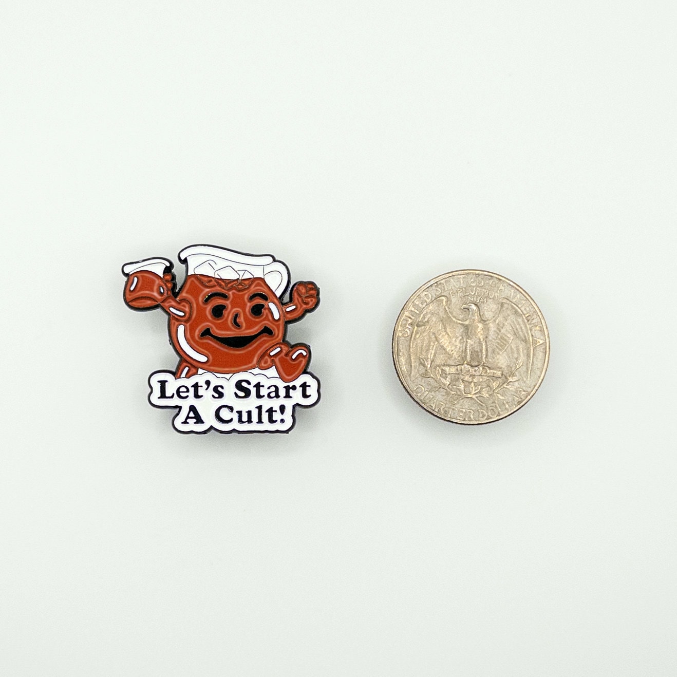 Let's Start a Cult Kool-aid Man Pin