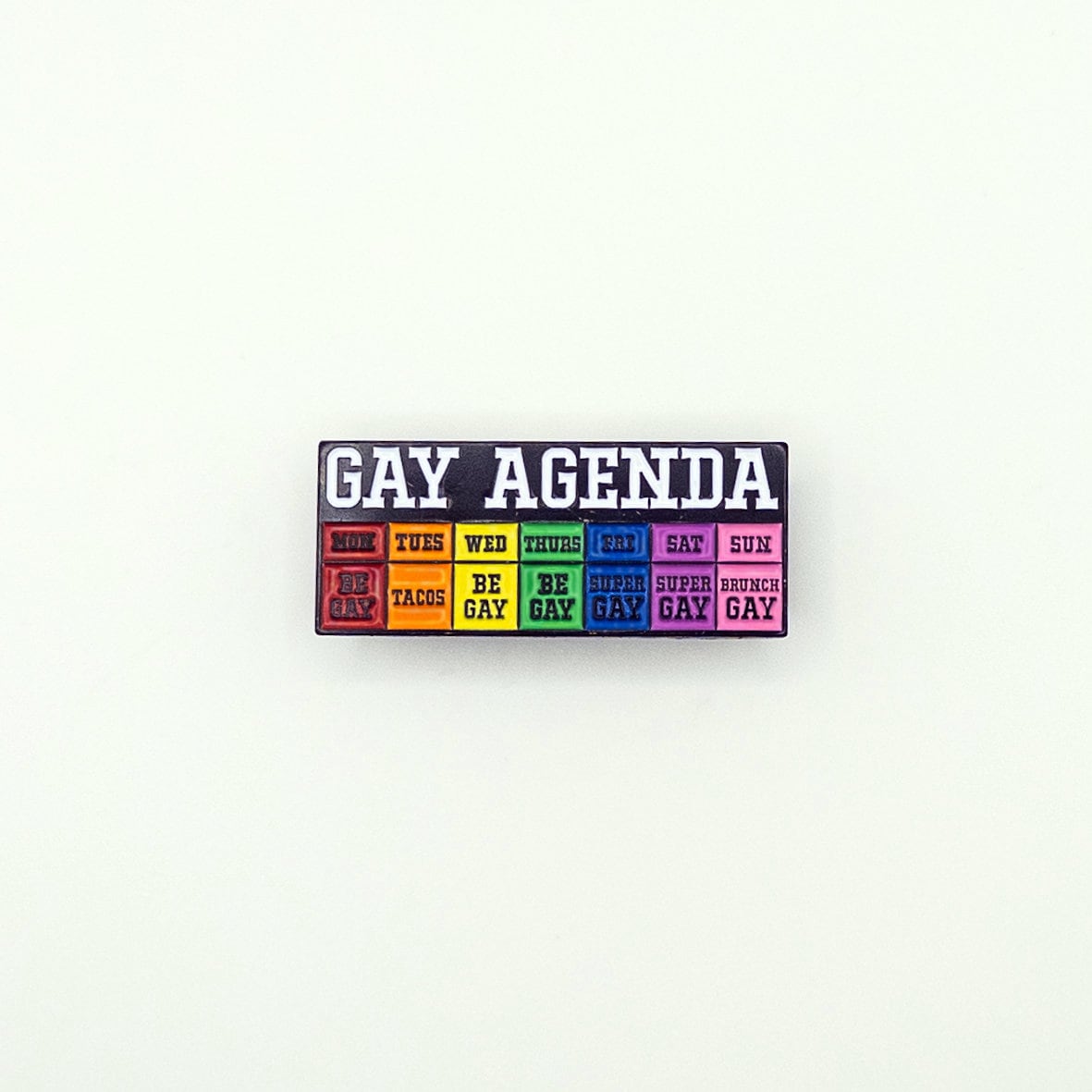 Gay Agenda Pin