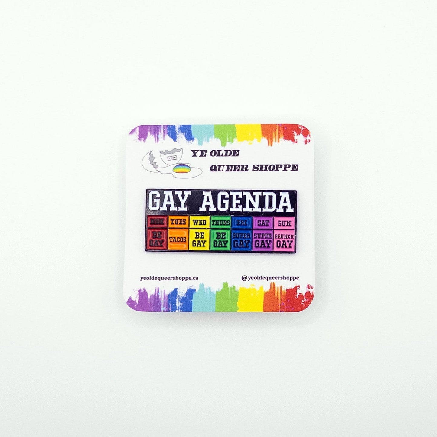 Gay Agenda Pin